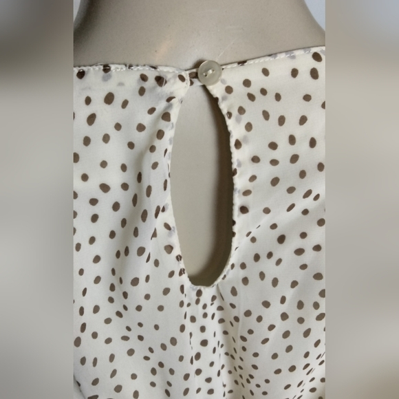 LAYERED feminine summer dress plunging neckline large - Picture 5 of 8